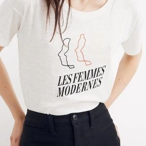 Madewell Les Femmes Modernes Cotton Crewneck